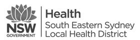 South Eastern Sydney LHD Logo